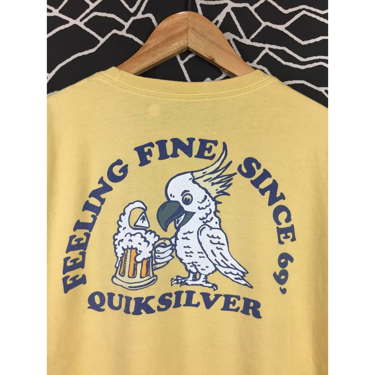 Quiksilver Quiksilver Feeling Fine Since 69' Skate Surfing Tee Size US M / EU 48-50 / 2 - 3 Thumbnail
