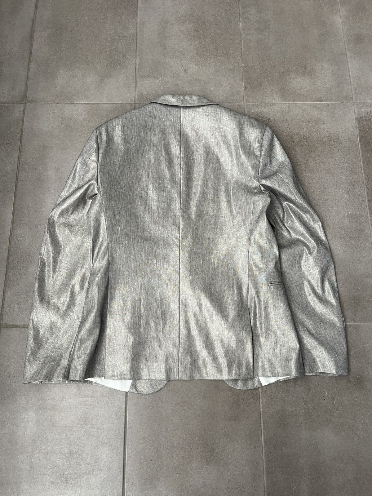 DRYKORN !DS! SS23 Drykorn Foil Gray Blazer Jacket Size US M / EU 48-50 / 2 - 8 Thumbnail