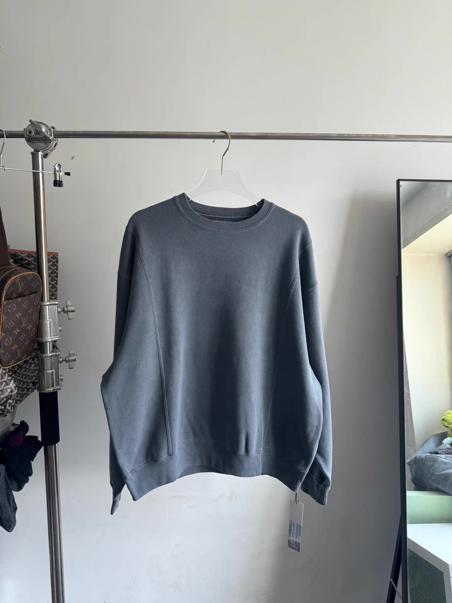 Cav Empt Cav Empt C.E Washed Grey-Blue Sweatshirt Q17 Size US L / EU 52-54 / 3 - 1 Thumbnail