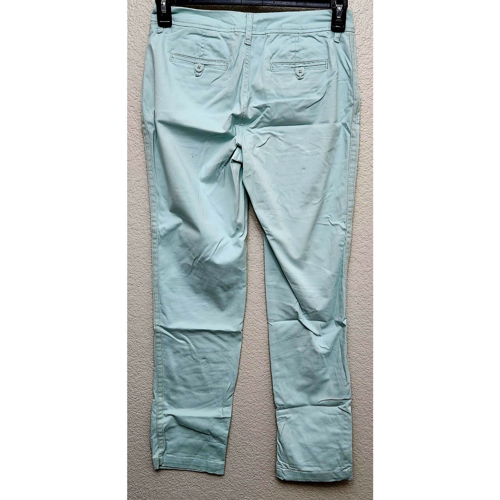 Other A New Day Mint Green Flat Front Jeans 2 Trim On Side Seams Size 28" / US 6 / IT 42 - 3 Thumbnail