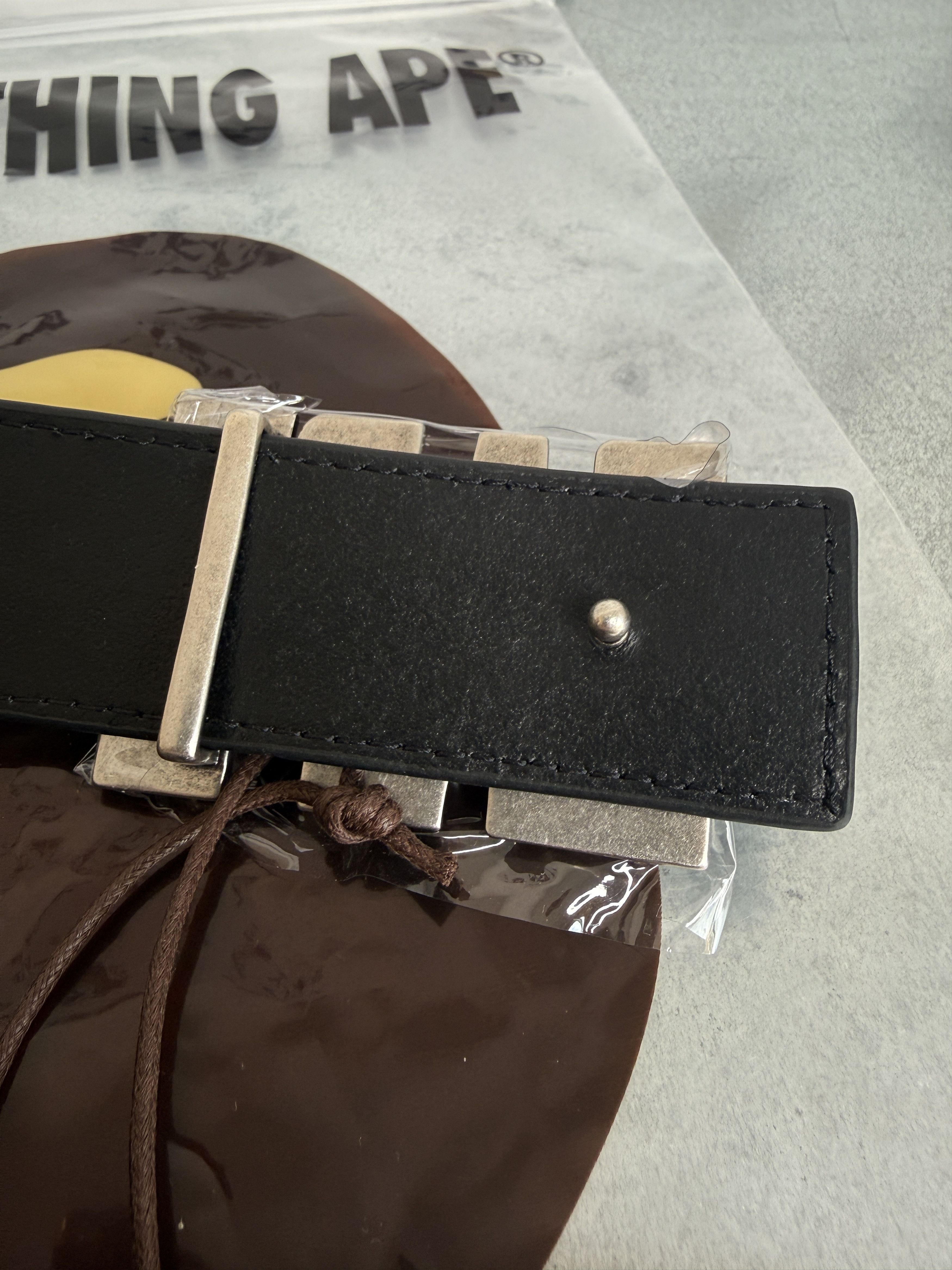 Bape BAPE REVERSIBLE LEATHER BELT Size ONE SIZE - 4 Thumbnail