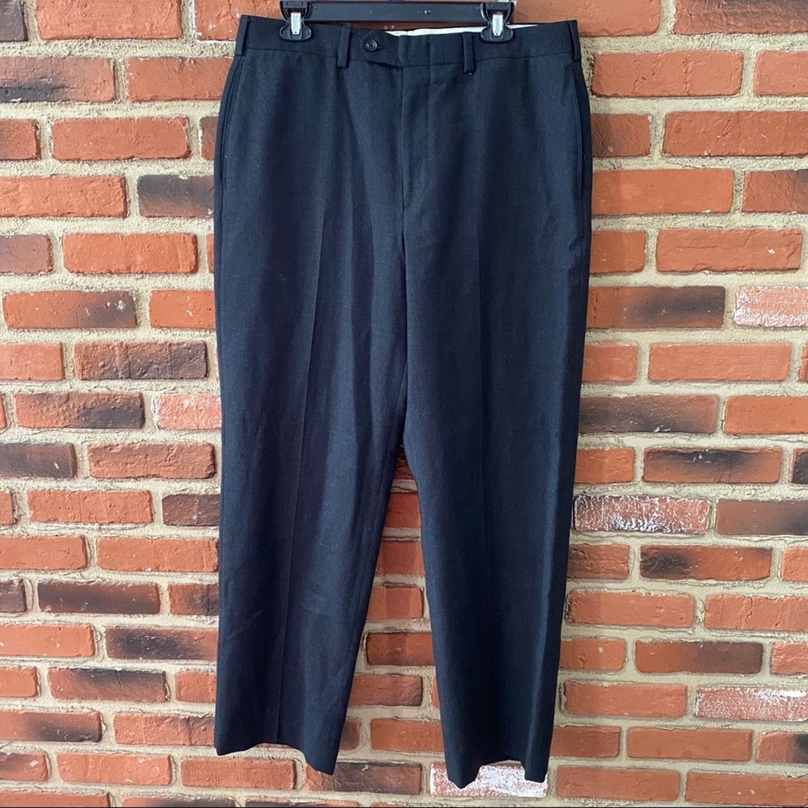Nautica Men's Nautica Wool and Cashmere Pants sz 35 x 32 Grey Color Size US 35 - 1 Thumbnail
