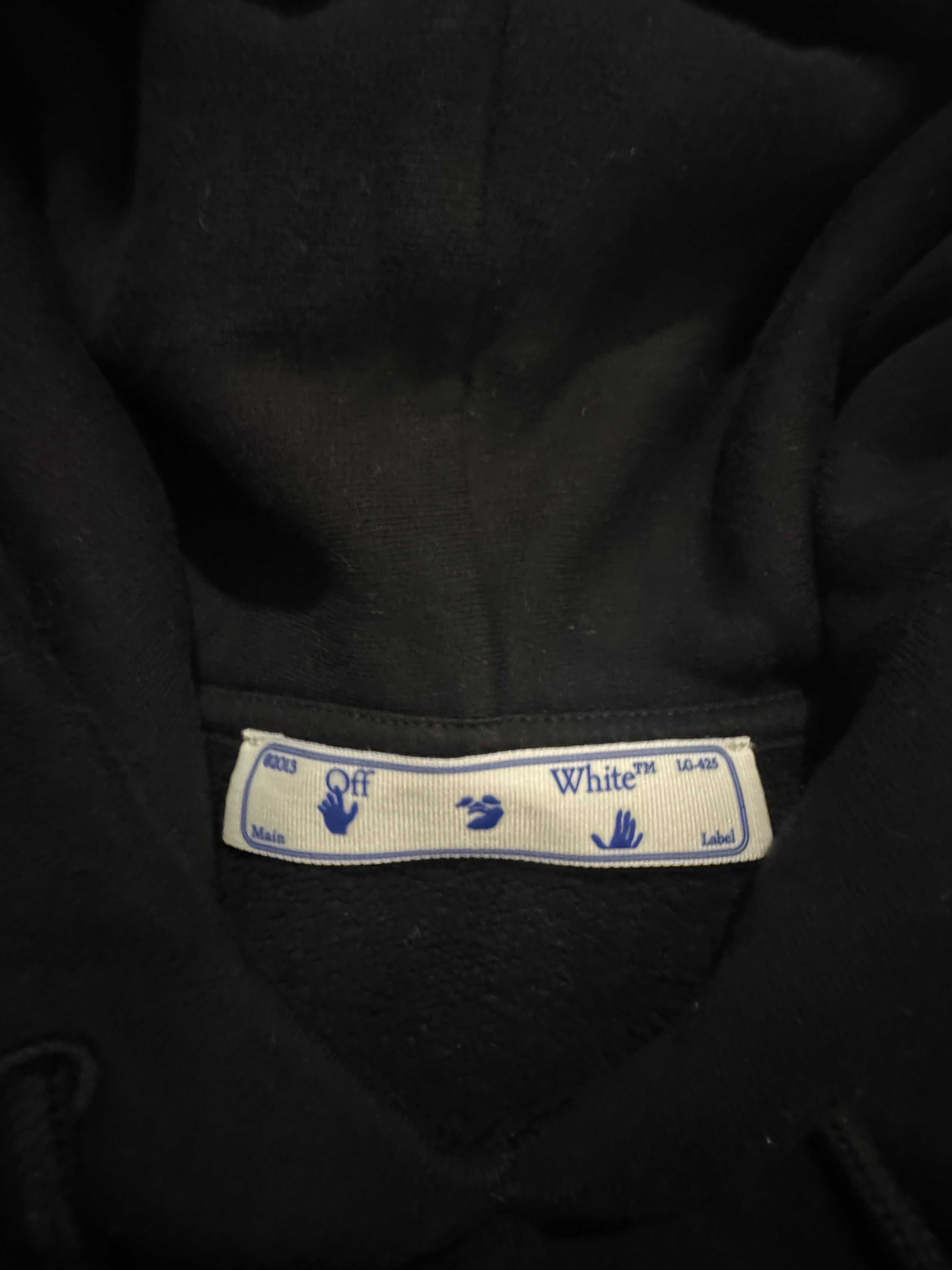 Off-White Off-White Caravaggio Arrow Over 'Black/White' Hoodie Size US M / EU 48-50 / 2 - 4 Thumbnail
