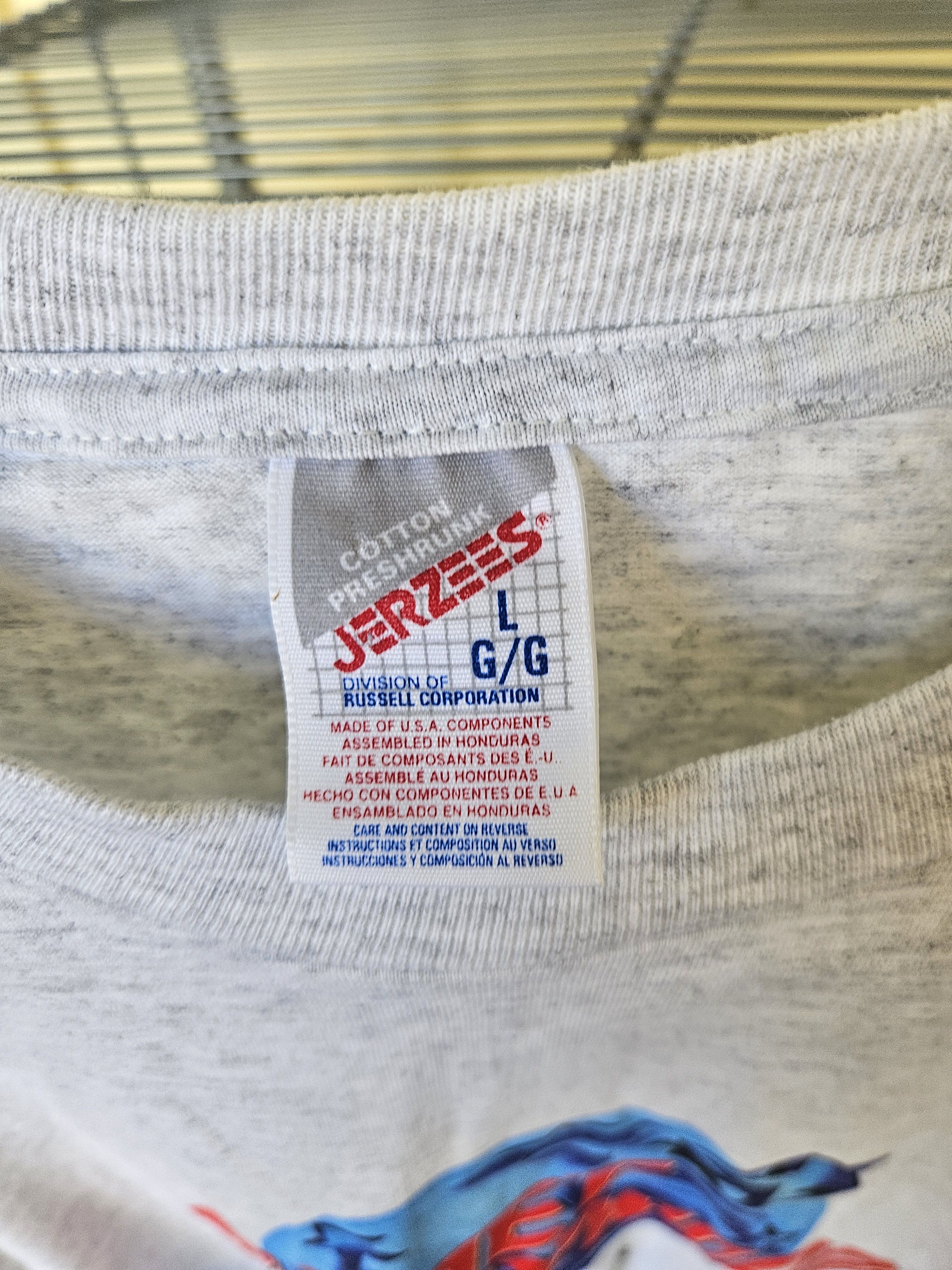 Planet Hollywood Planet Hollywood Paris 90s Vintage Jerzees Tee Size US L / EU 52-54 / 3 - 3 Thumbnail