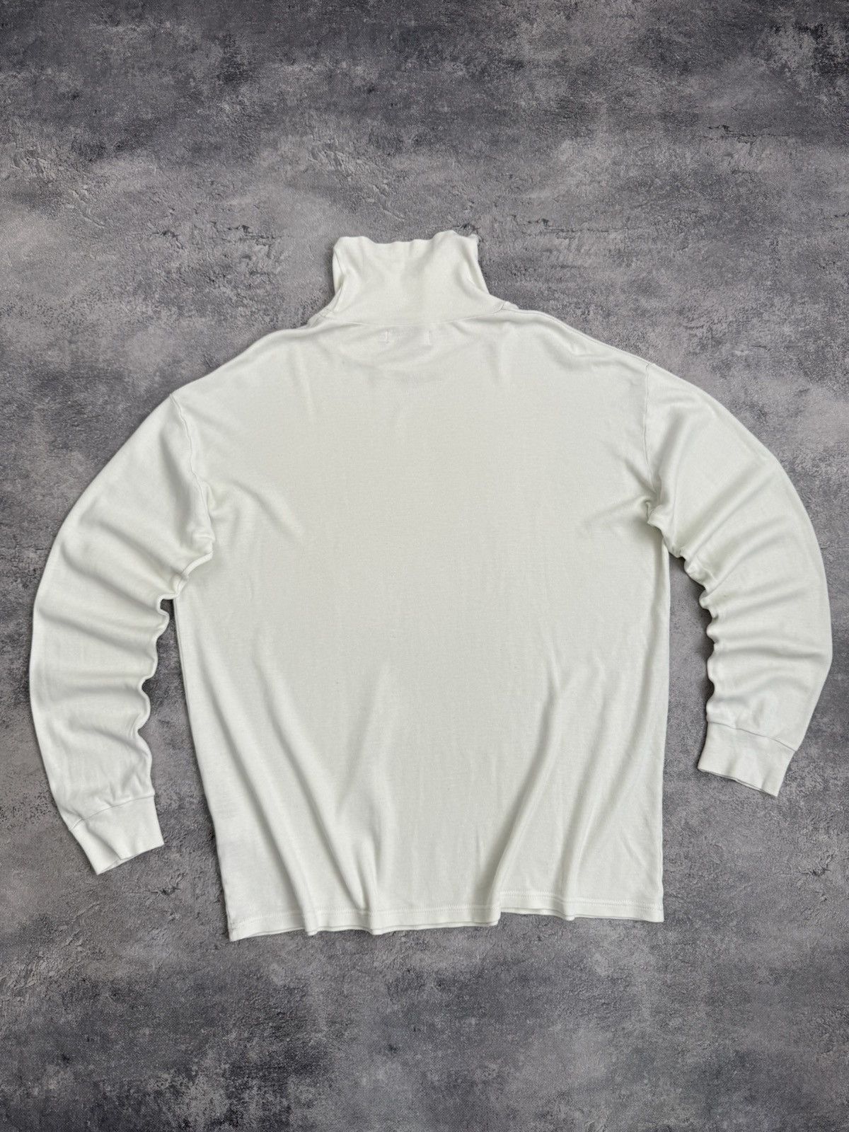 Sunspel Sunspel White Turtleneck Long Sleeve T-Shirt Tee Vintage Y2K Size US L / EU 52-54 / 3 - 15 Thumbnail