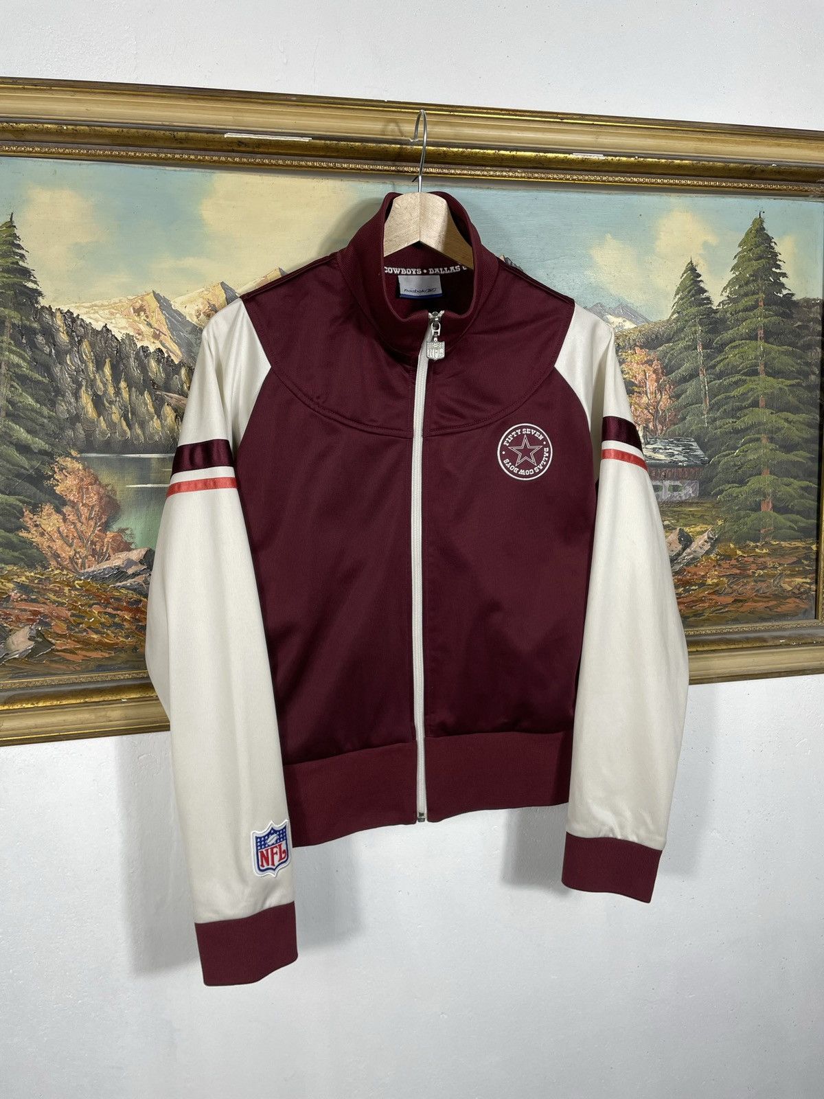 NFL × Reebok × Vintage Reebok NFL Zip Sweatshirt Crewneck Vintage Y2k Cyber Casual Size S / US 4 / IT 40 - 2 Thumbnail