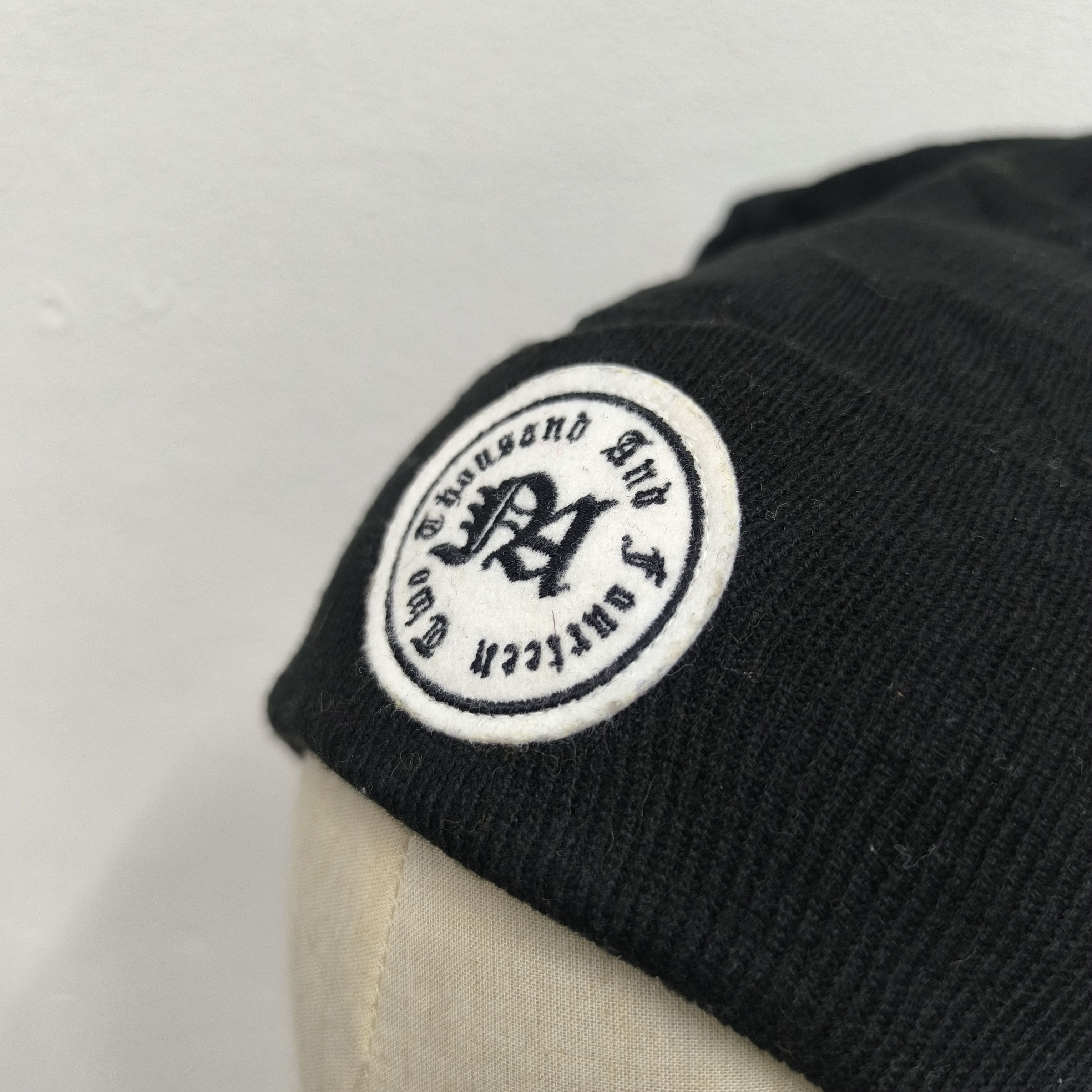 MOUSSY ✨Japanese brand moussy patch made in japan beanie hat Size ONE SIZE - 3 Thumbnail