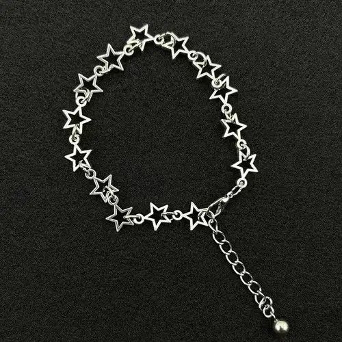 Jewelry Y2K Silver Star Bracelet Size ONE SIZE - 1 Thumbnail