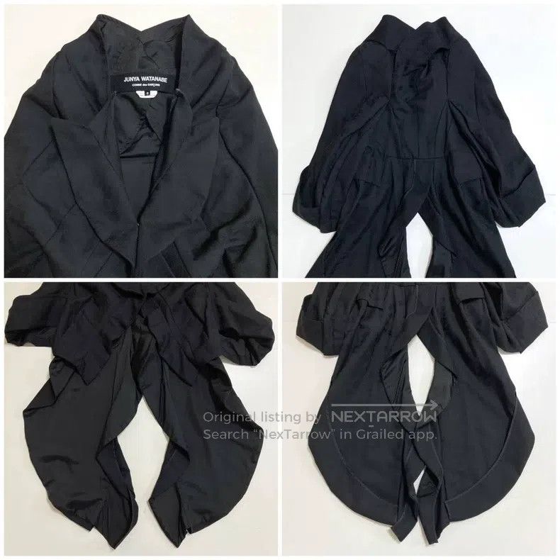 Comme des Garcons Comme Des Garcons Tailcoat Bubble Pleated Shirt Size S / US 4 / IT 40 - 7 Thumbnail