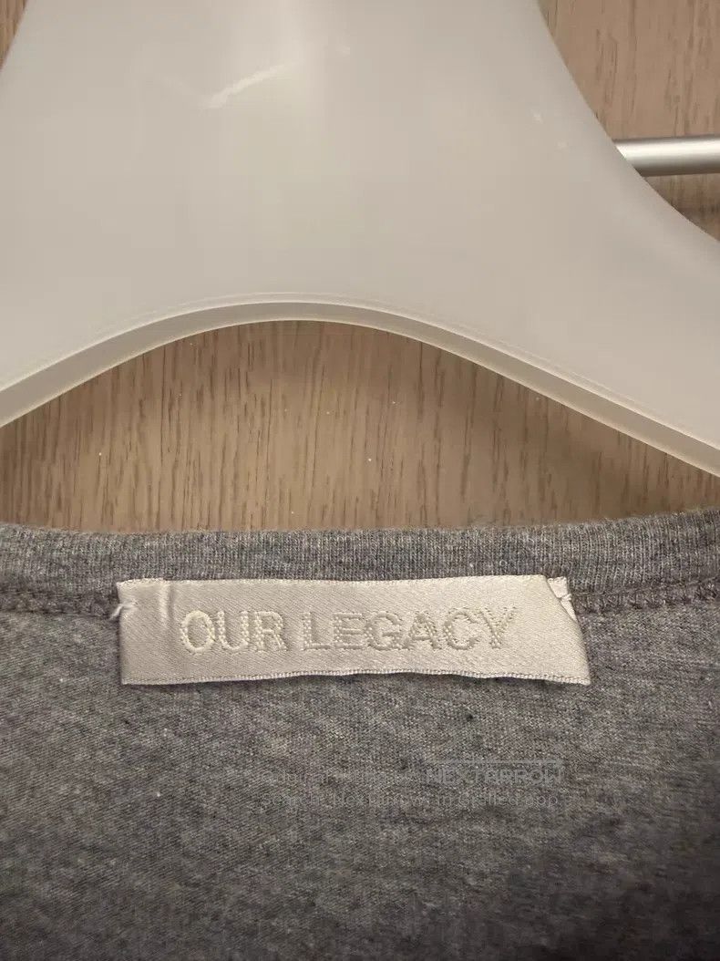 Our Legacy Our Legacy Solid Simple Knit T-Shirt, Short, Dusty Gray Size US S / EU 44-46 / 1 - 3 Thumbnail