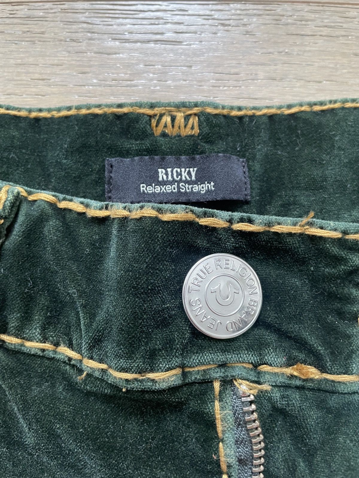 True Religion TRUE RELIGION - CONSTANTINE - RICKY RELAXED STRAIGHT Size US 31 - 8 Thumbnail