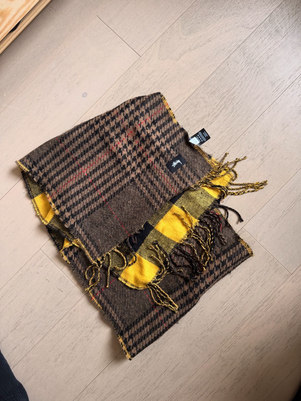 Stussy Stussy Double Faced Wool Scarf Size ONE SIZE - 1 Thumbnail