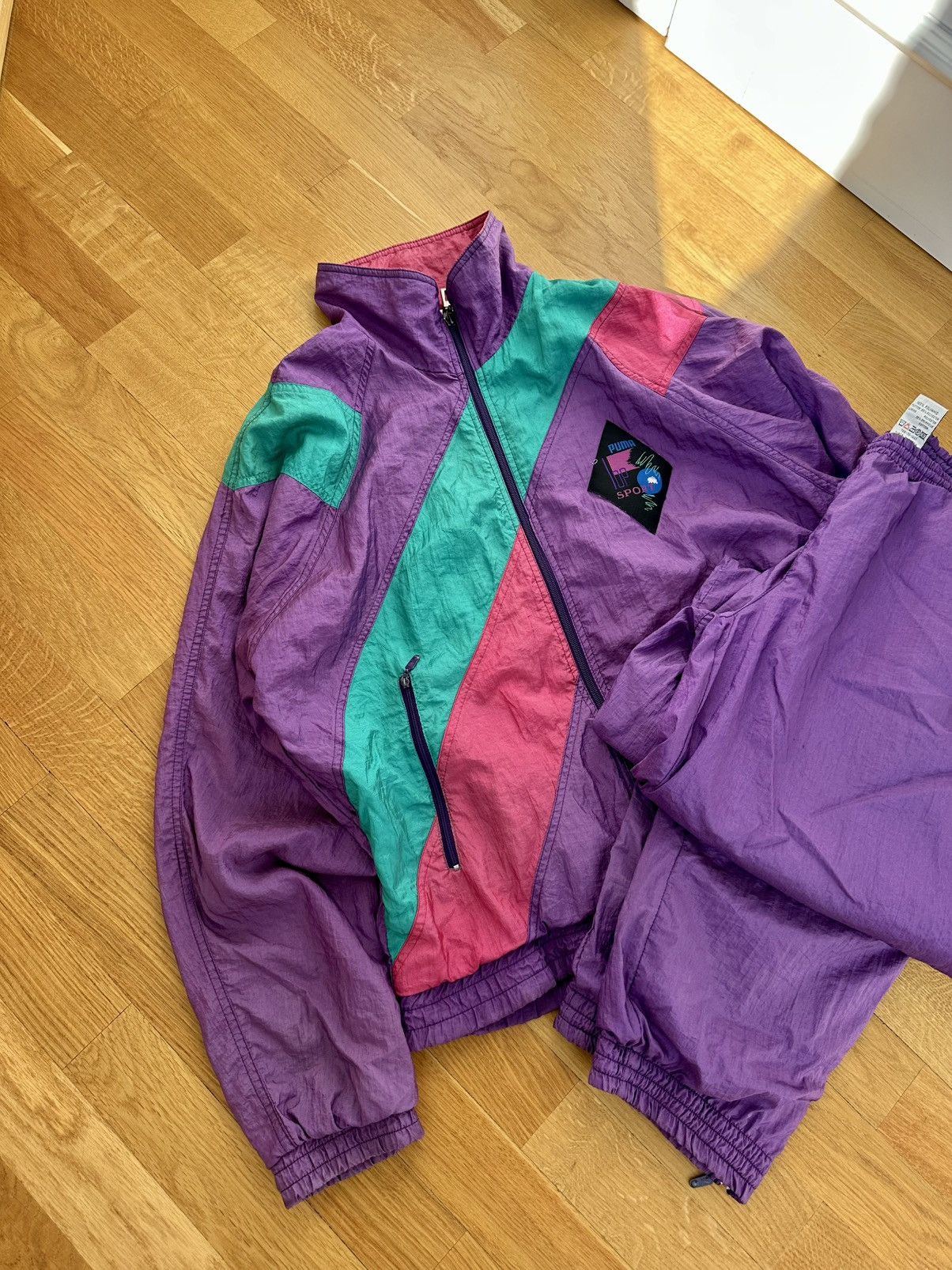 Puma 90’s Vintage Puma Tracksuit Jacket X Pants Made in Korea Size US M / EU 48-50 / 2 - 3 Thumbnail