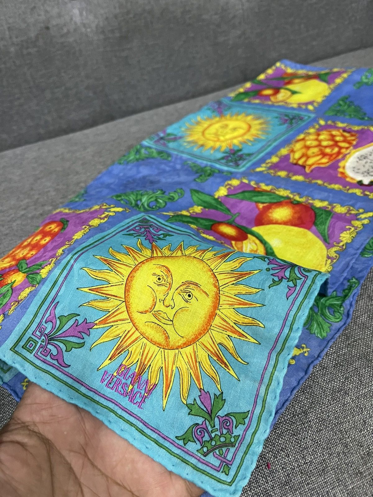 Versace Gianni Versace Sun Pocket Square/Bandana Size ONE SIZE - 3 Thumbnail