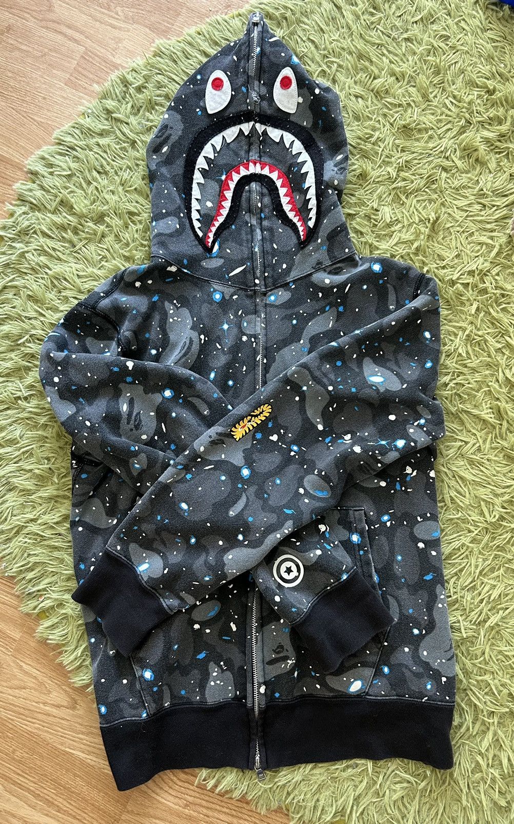 Space Camo 2nd Shark Full Zip Hoodie