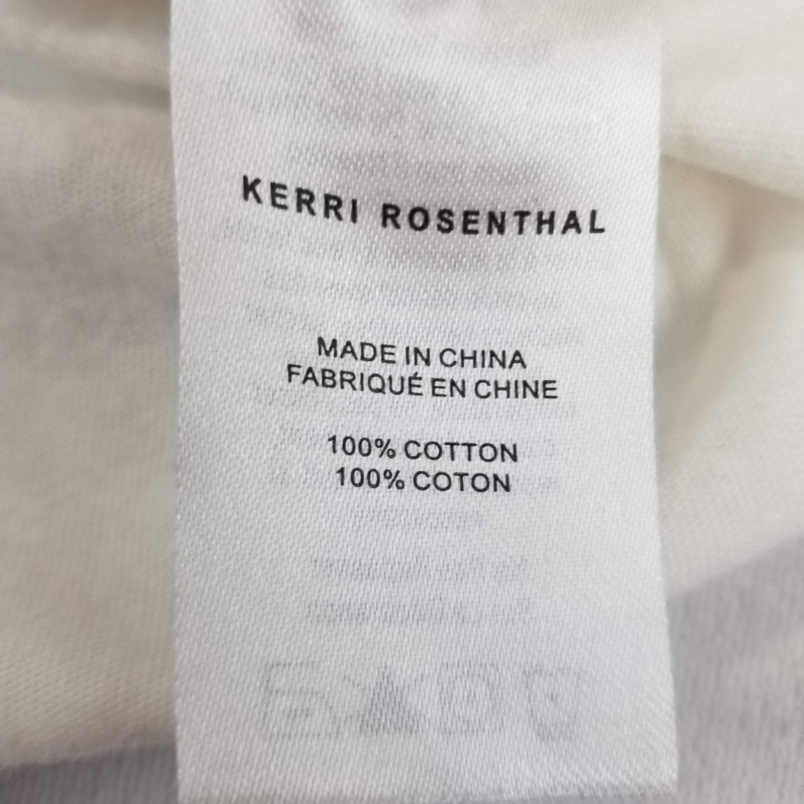 Other Kerri Rosenthal Suke Love Lines Tee Women's XL White LOVE Size XL / US 12-14 / IT 48-50 - 5 Thumbnail