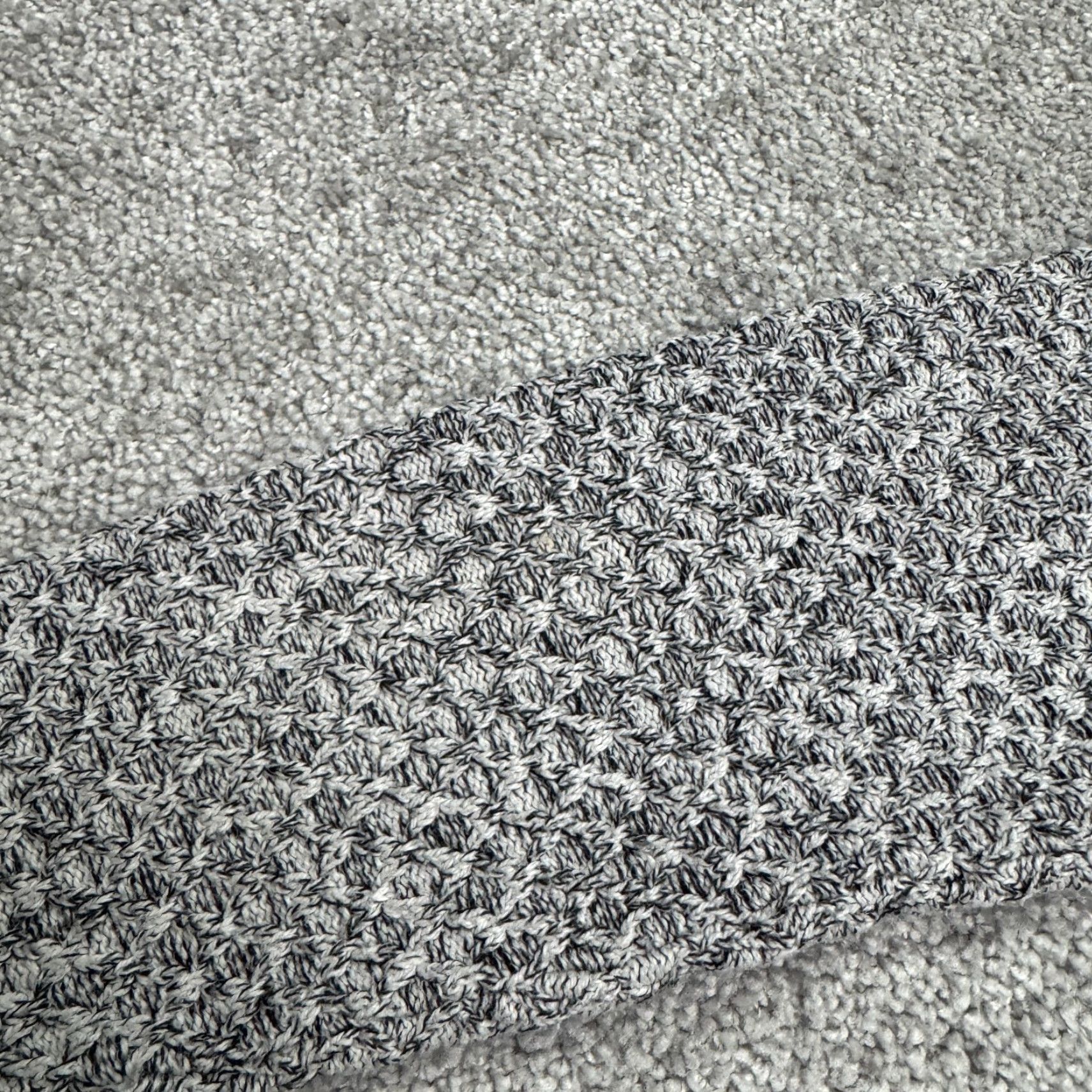 Loft VINTAGE LOFT Wool Blend Textured Knitted Sweater Dress Women's Medium Gray Casual Fall Winter Size M / US 6-8 / IT 42-44 - 3 Thumbnail