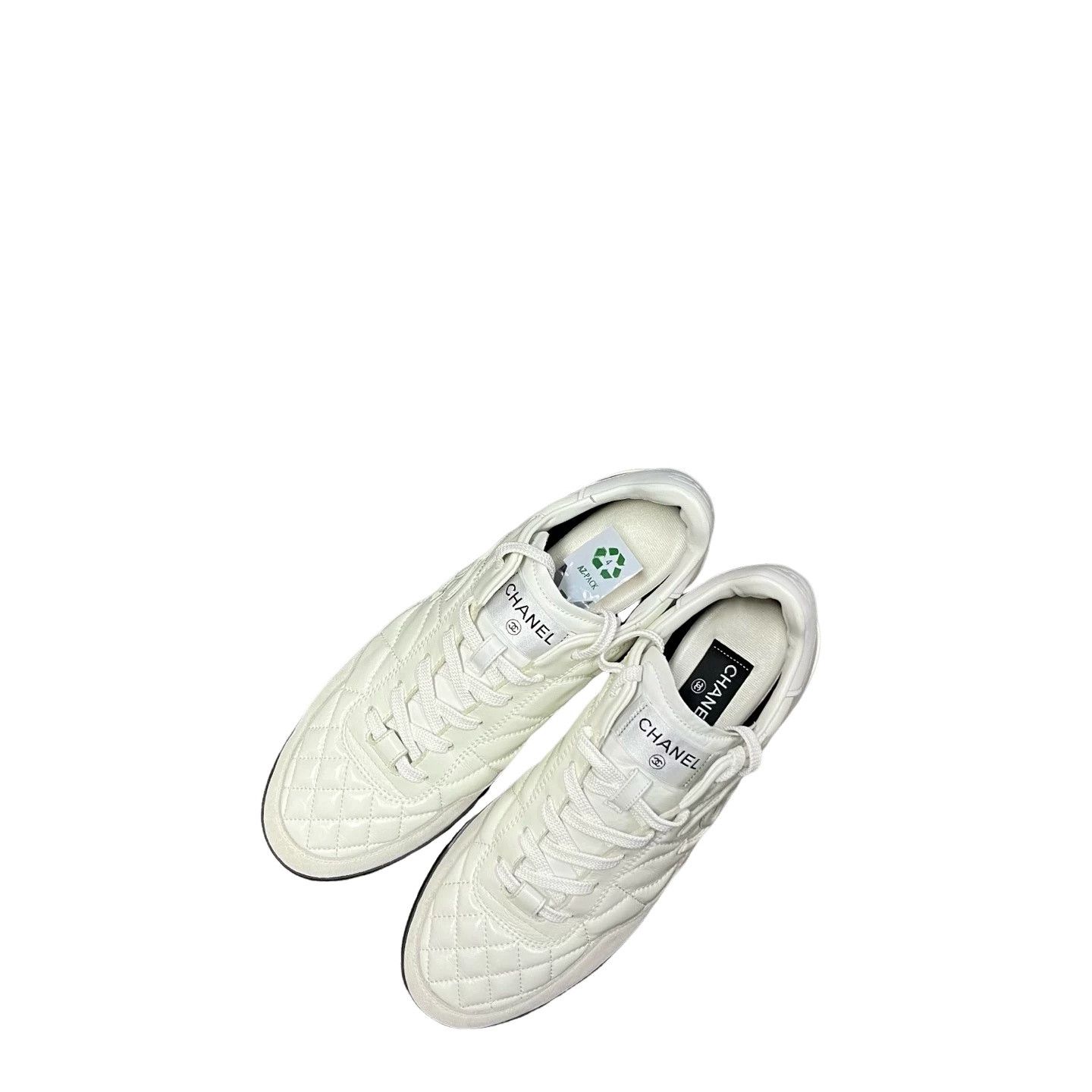 Chanel Chanel Quilted Leather Low-Top Sneakers EU 42 Size US 9 / EU 42 - 1 Thumbnail