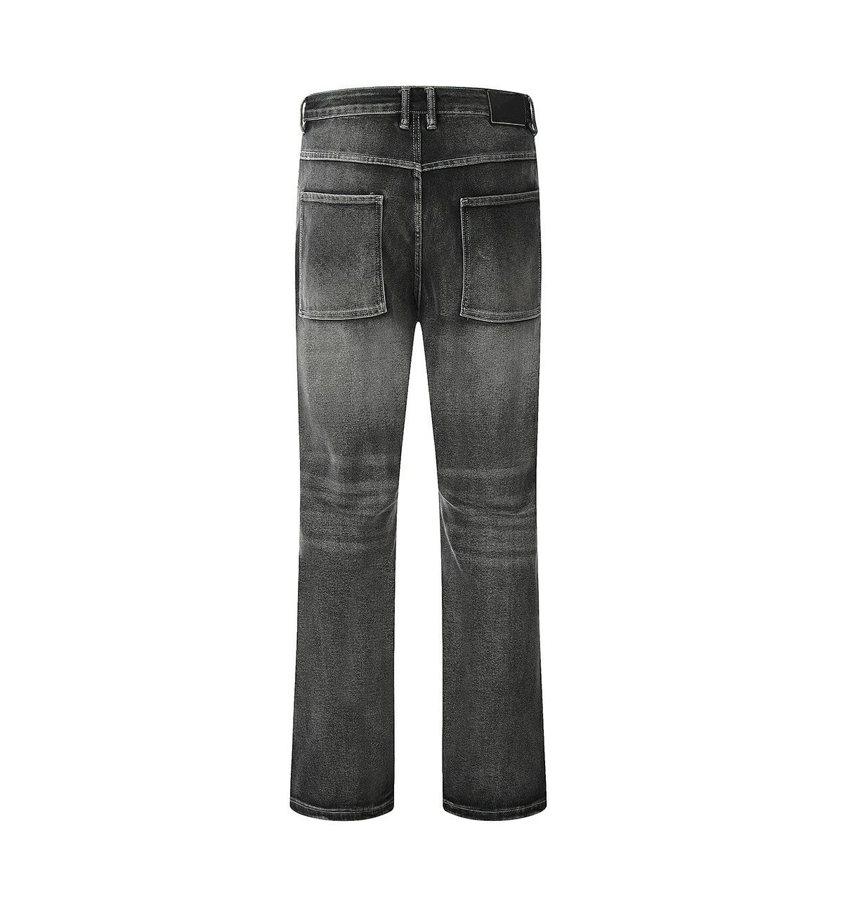 flared yuppie distressed grunge jeans