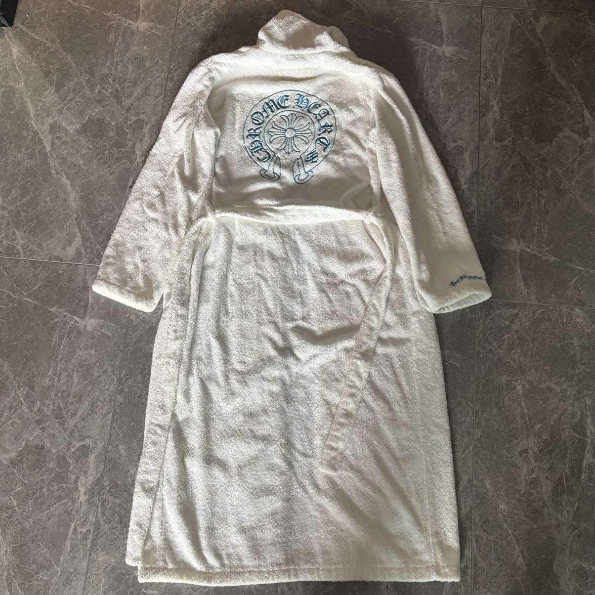 Pre-owned Chrome Hearts Dressing Gown In White