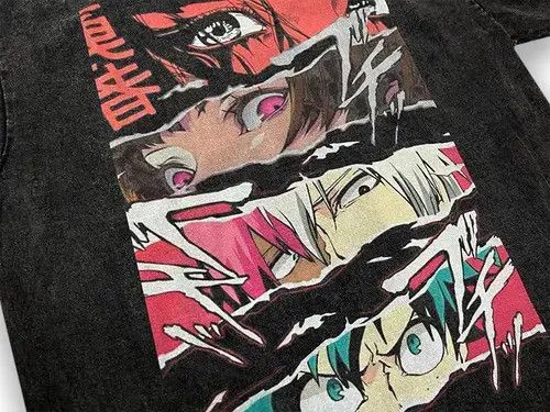 Japanese Brand Oversize Anime Cartoon Graphic Print Size US M / EU 48-50 / 2 - 2 Thumbnail