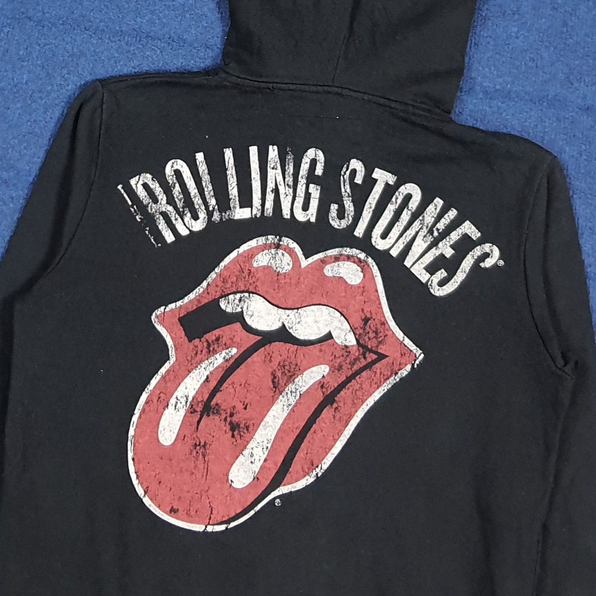The Rolling Stones Vintage The Rolling Stones Band Double Zipper Hoodie C281N9 Size US S / EU 44-46 / 1 - 2 Thumbnail
