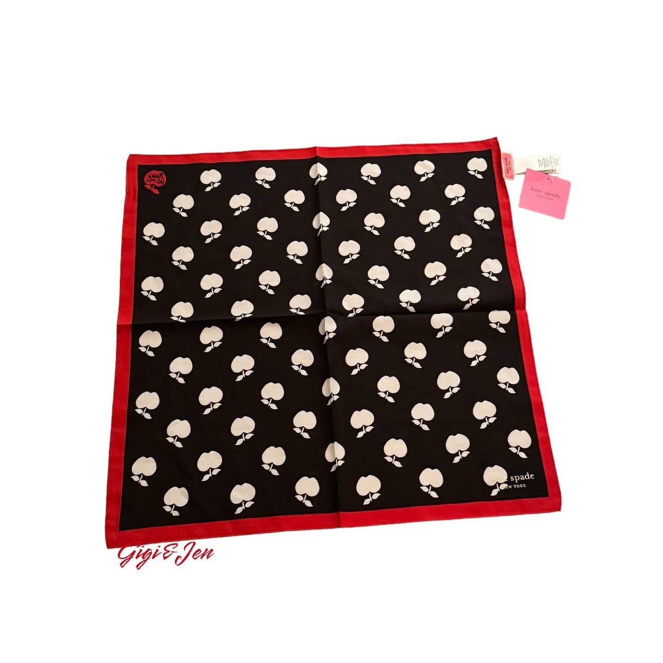 Kate Spade Kate Spade tossed apple square scarf silk New Size ONE SIZE - 1 Thumbnail