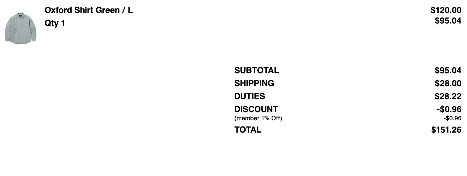 thisisneverthat Oxford Shirt Size US L / EU 52-54 / 3 - 5 Thumbnail