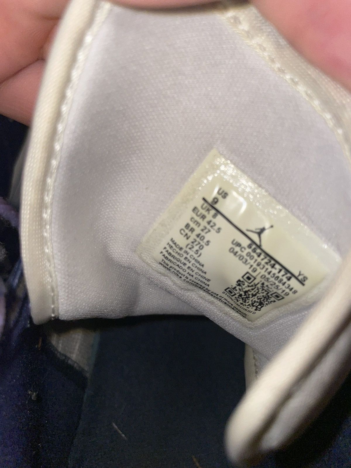 Jordan Brand Air Jordan 1 Mid “Obsidian” Size US 9 / EU 42 - 8 Thumbnail