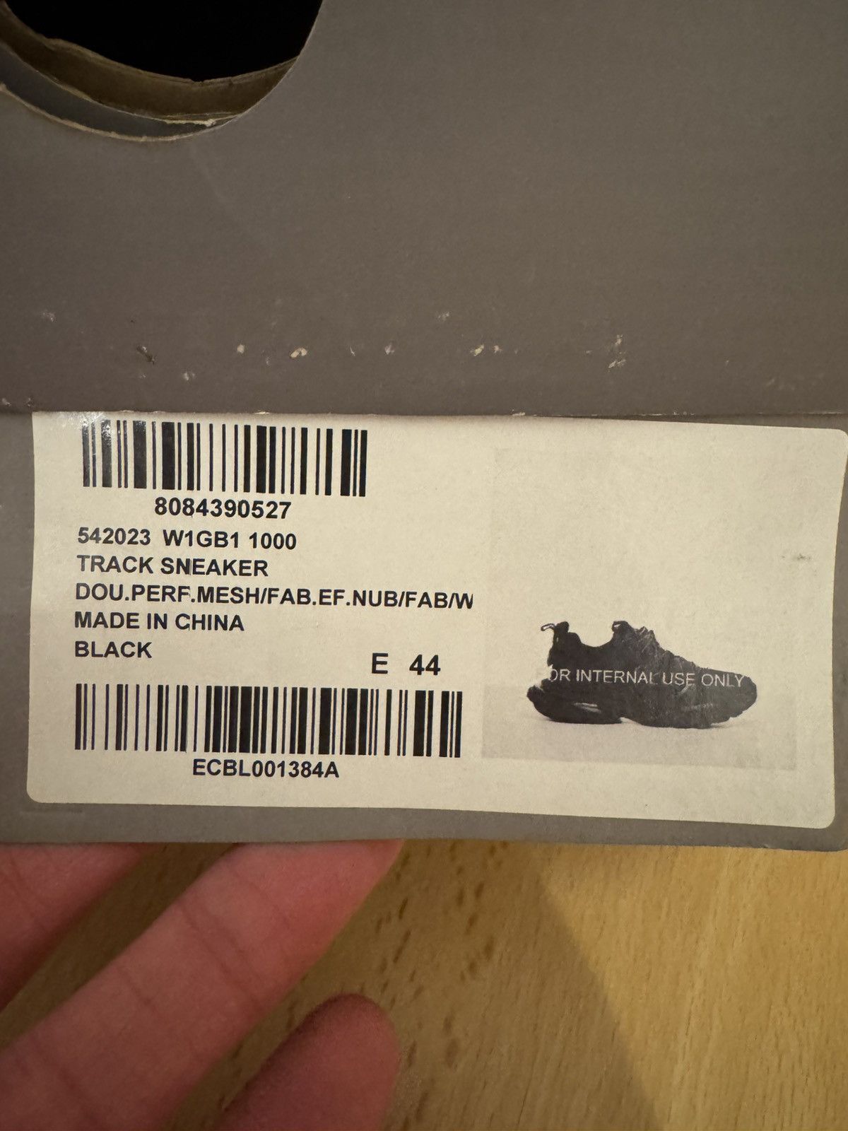 Balenciaga Balenciaga Track Triple Black Size US 11 / EU 44 - 17 Thumbnail