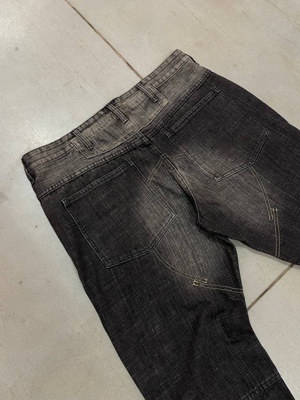 Japanese Brand Patchwork Vintage Japanese Brand Zipped Jeans Rare Design Size US 38 / EU 54 - 8 Thumbnail