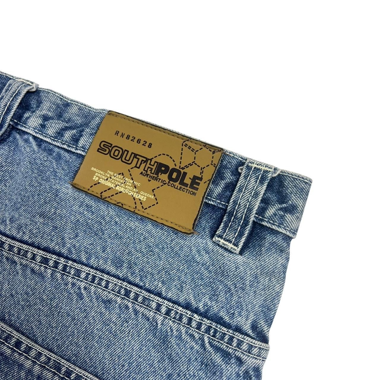 Southpole Vintage Baggy Southpole Denim Light Wash Jeans - Waist: 40” Size US 40 / EU 56 - 6 Thumbnail