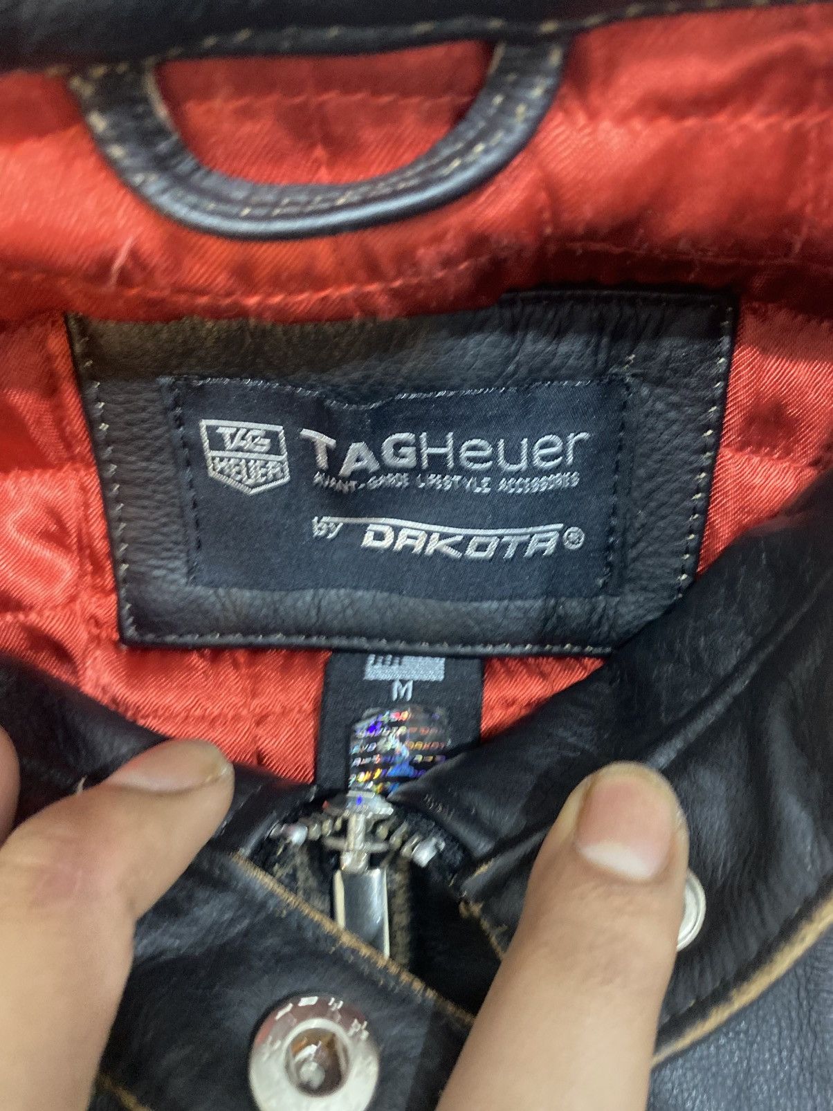 Tag Heuer Tag Heuer Grandprix Vintage Leather Jacket by Dakota Size US M / EU 48-50 / 2 - 4 Thumbnail