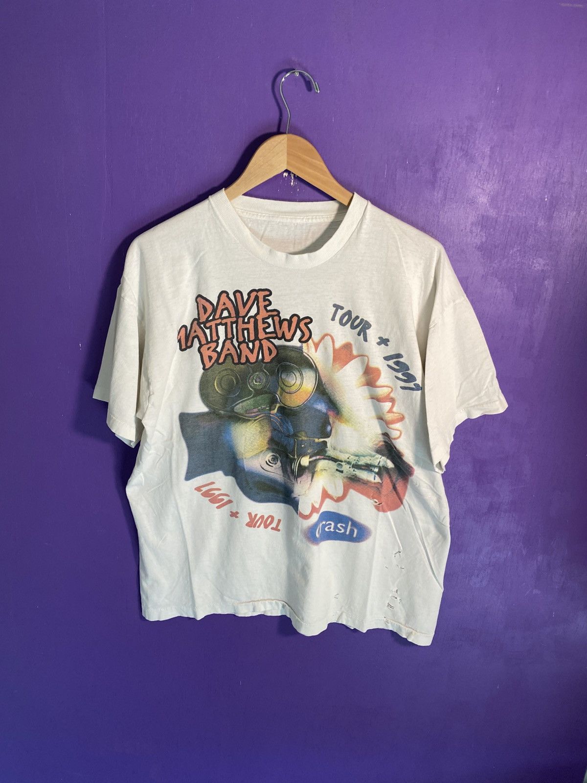 Band Tees Vintage 1997 Dave Matthews band crash tour tee Size US L / EU 52-54 / 3 - 1 Thumbnail