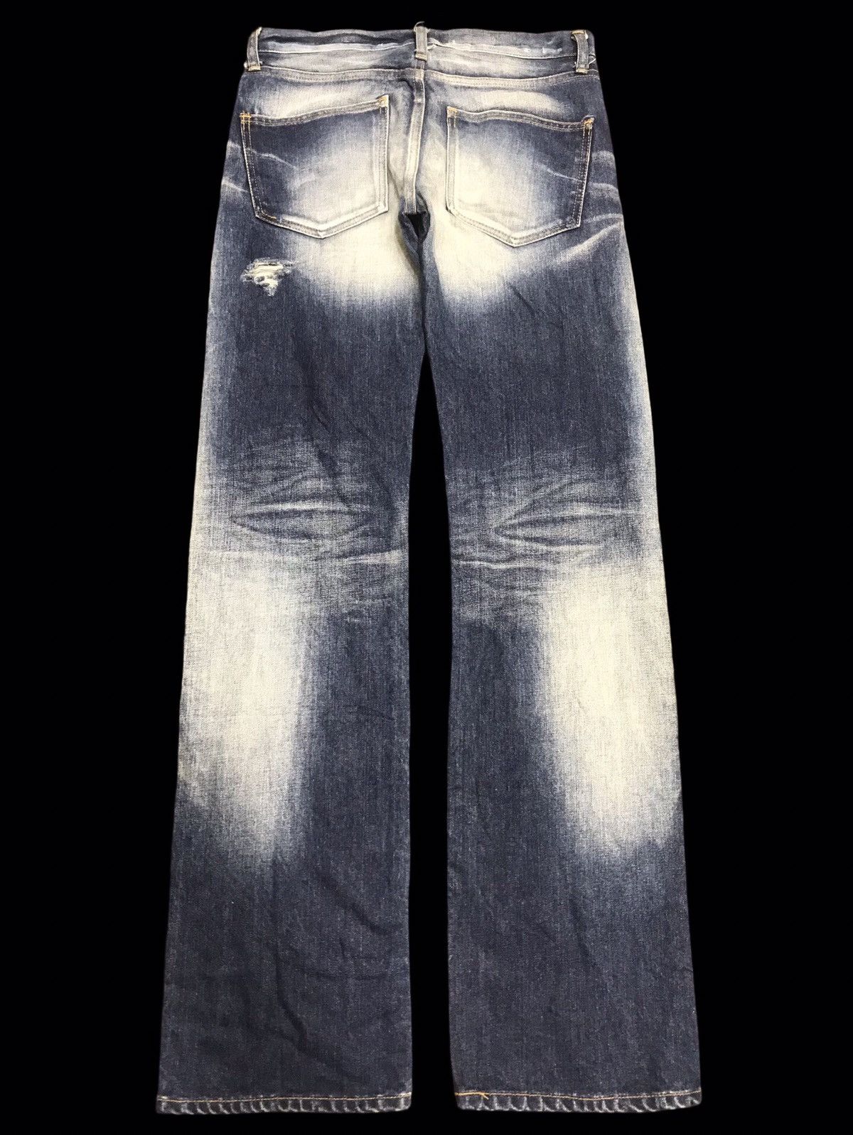 Japanese Brand 💥ARCHIVAL💥SELF TA SUPER STONEWASH DISTRESSED DENIM F295 Size US 30 / EU 46 - 2 Thumbnail