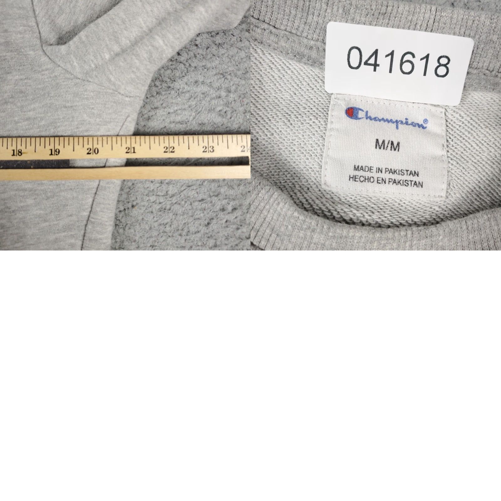 Champion Champion Mens Medium Gray Casual Pullover Sweatshirt Size US M / EU 48-50 / 2 - 8 Thumbnail