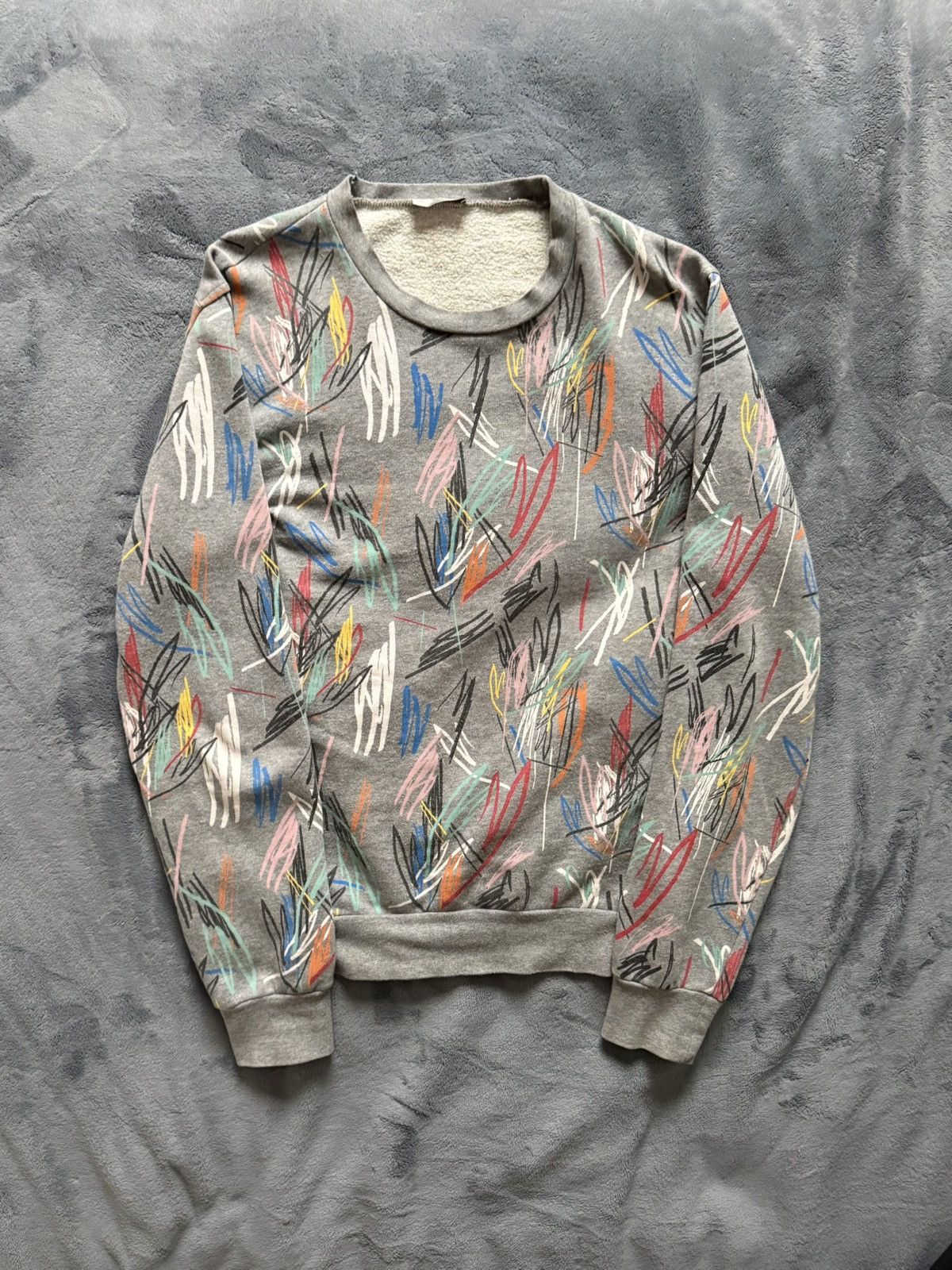 Dior Dior Homme Scribbles Sweater Size US M / EU 48-50 / 2 - 1 Thumbnail