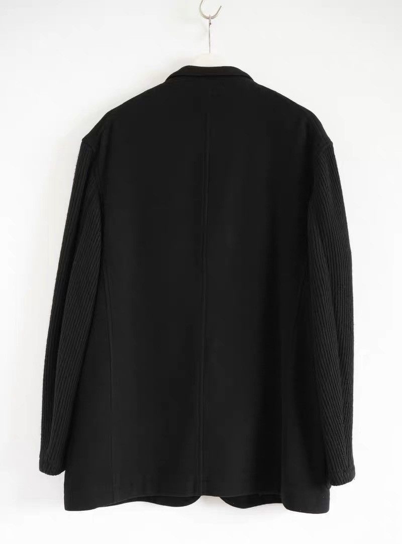 Yohji Yamamoto Yohji Yamamoto 90s Knit-Sleeve Cashmere Blazer Size US L / EU 52-54 / 3 - 2 Thumbnail