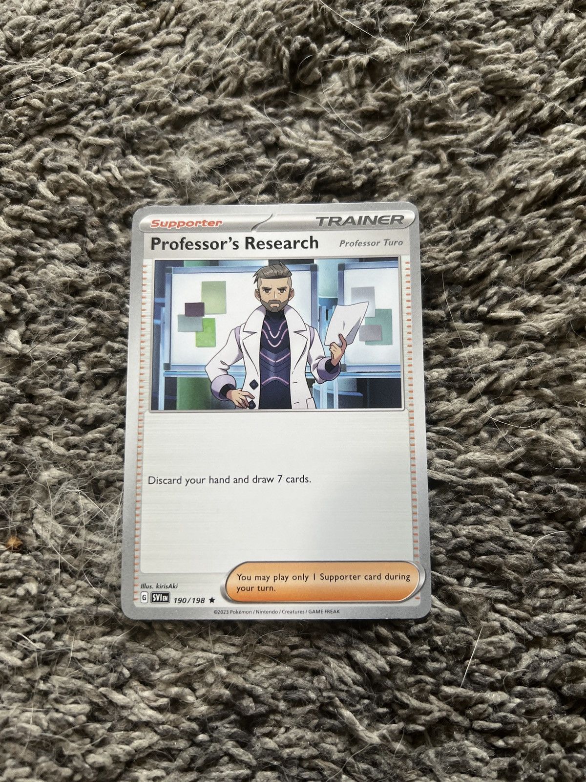 Pokemon 2023 Pokémon Professor’s Research Card Size ONE SIZE - 1 Thumbnail