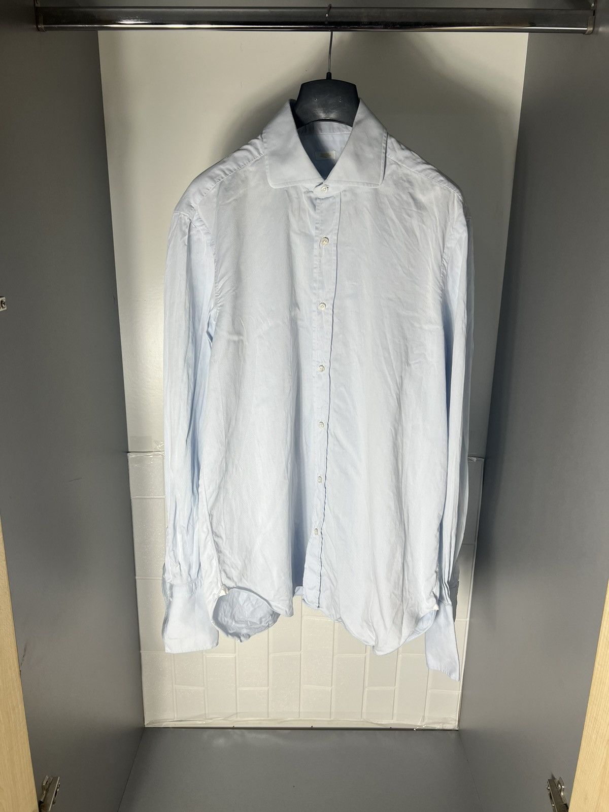 Barba Napoli × Vintage VERY RARE BARBA NAPOLI CLASSIC SHIRT ITALIAN DESIGNER LUXURY Size US XL / EU 56 / 4 - 1 Thumbnail