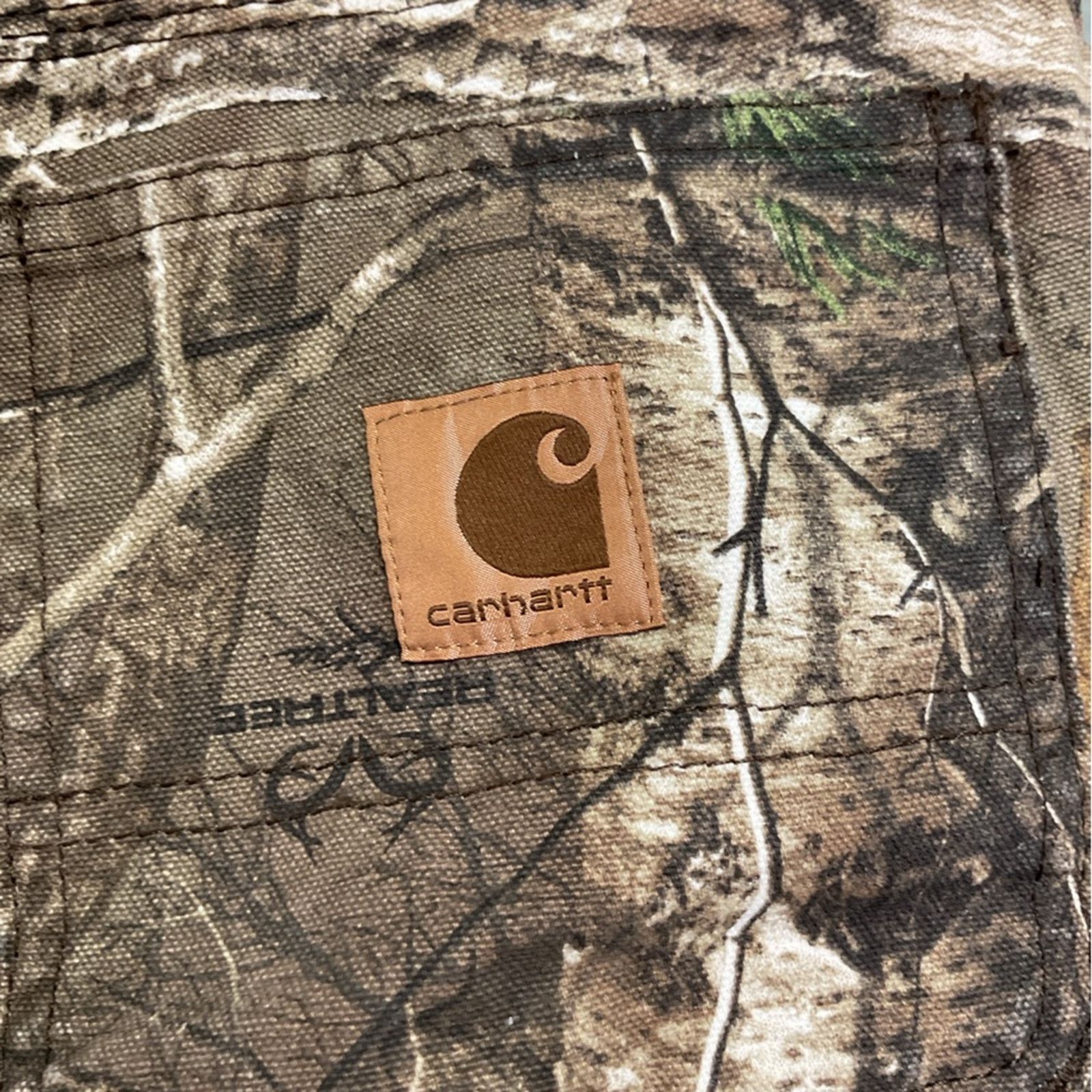 Carhartt Carhartt Realtree Camo Work Pants Youth Size 26 - 9 Thumbnail