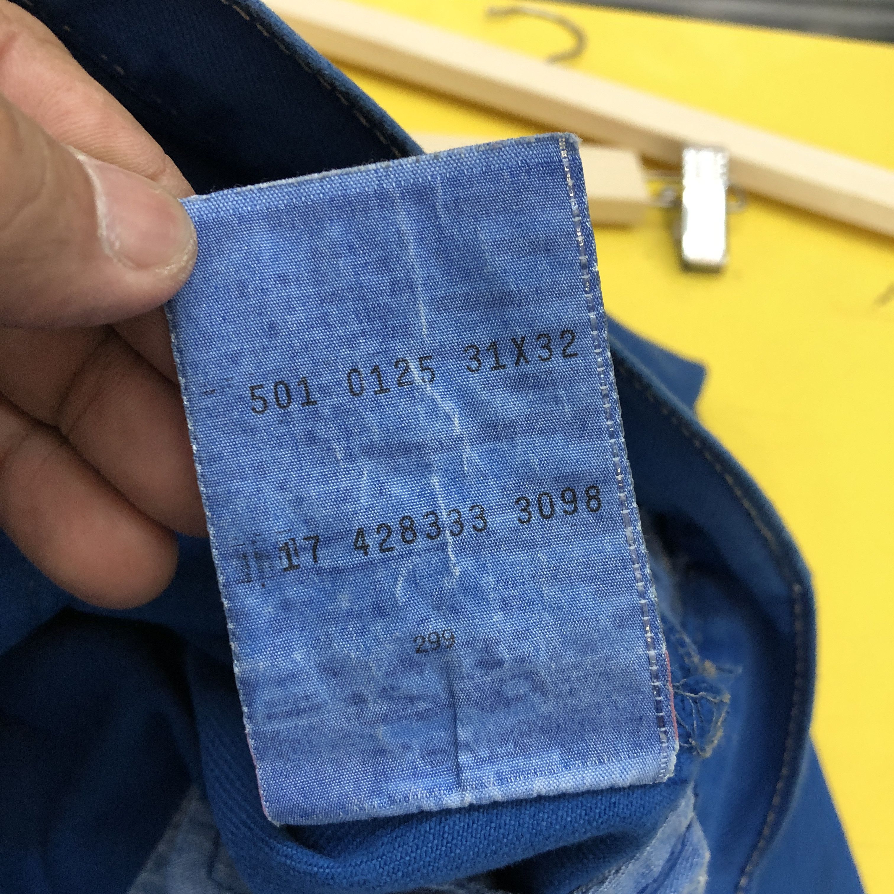 Levi's Vintage Levi's 501 Jeans Levis Super Blue Denim Pants Size US 30 / EU 46 - 9 Thumbnail