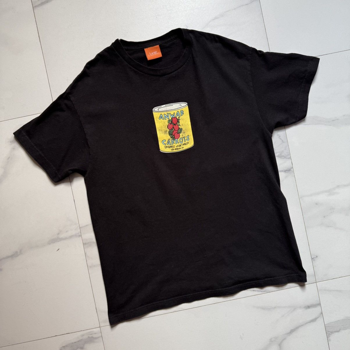 Carrots by Anwar Carrots Anwar Carrots Organic Vegetables Distressed T-Shirt Size US L / EU 52-54 / 3 - 3 Thumbnail