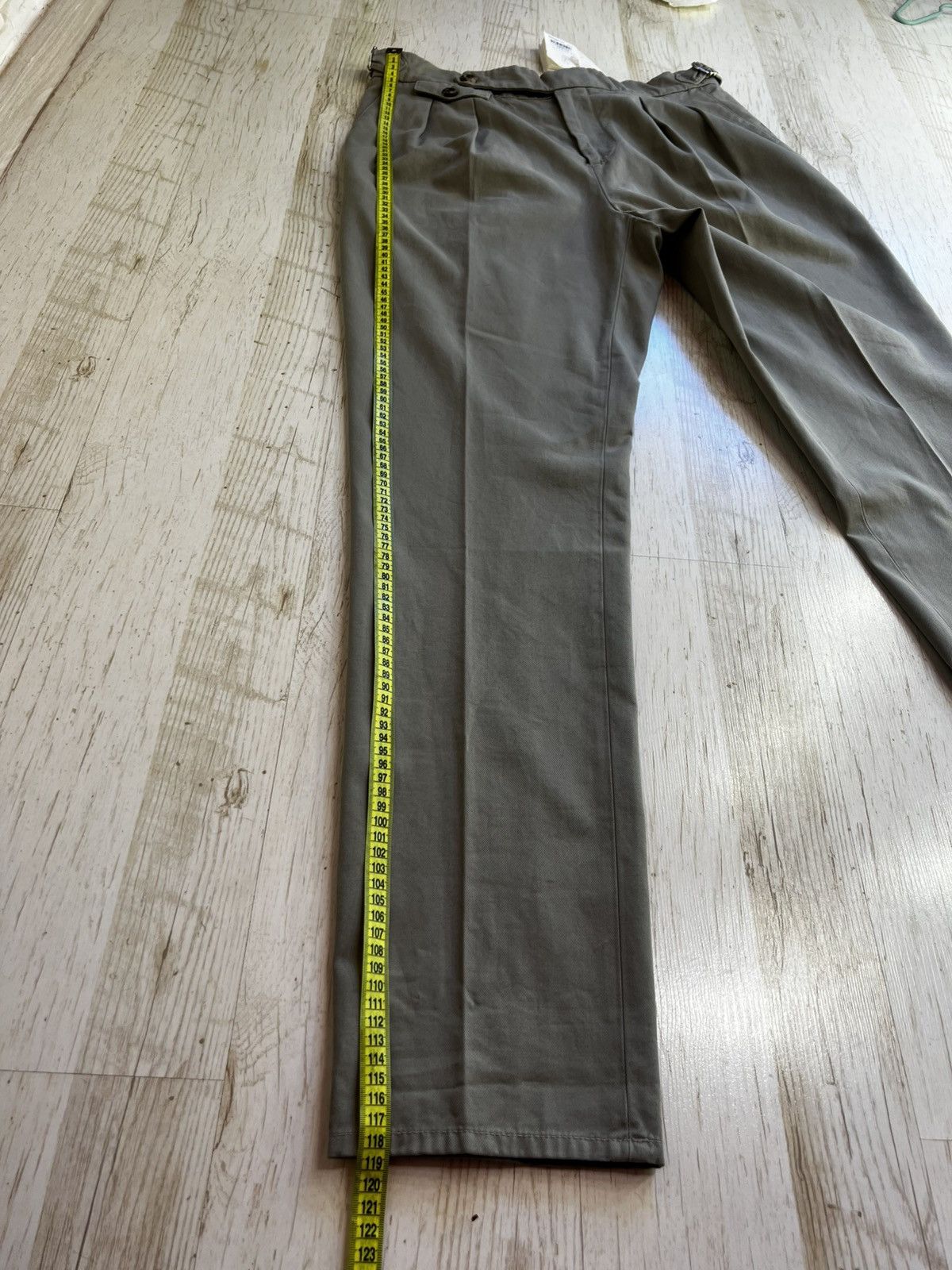 Brunello Cucinelli Brunello Cucinelli Twisted Cotton Gabardine Trousers Size US 38 / EU 54 - 25 Thumbnail