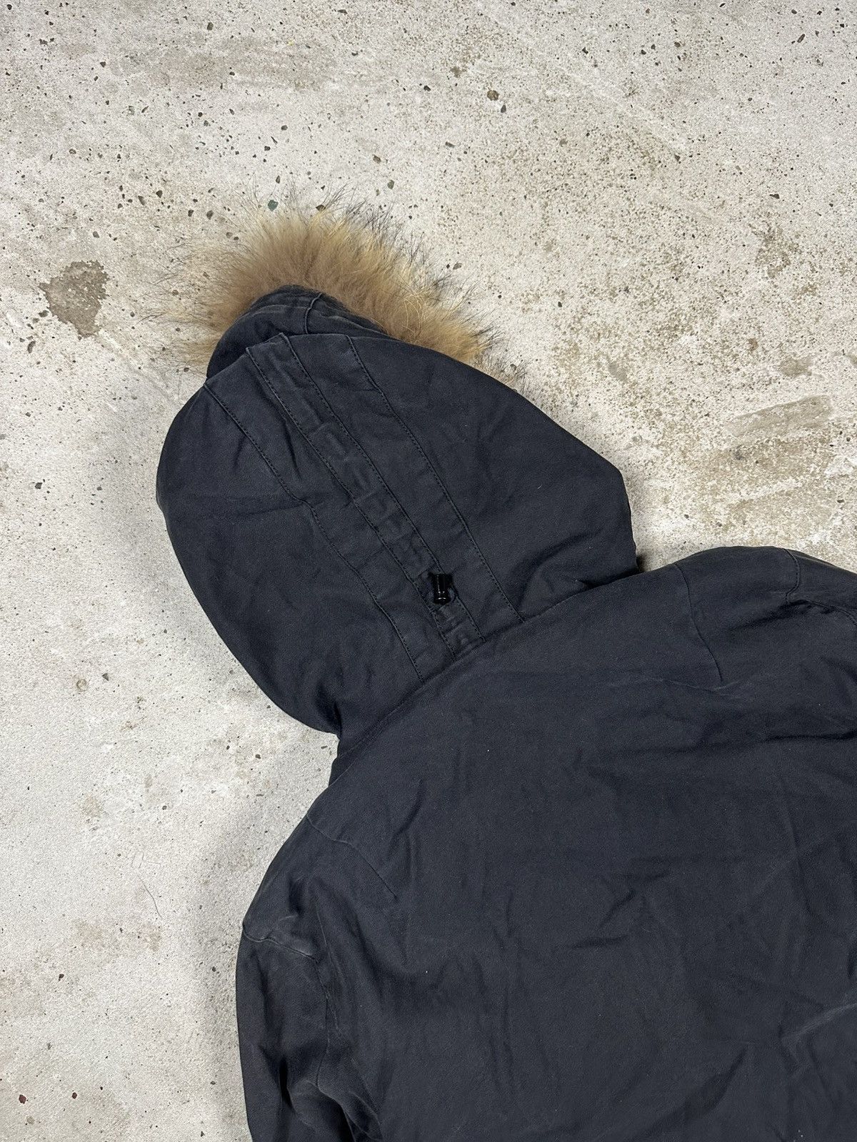 Sandro Sandro Paris Black Faux Fur Lined Parka Jacket Size M / US 6-8 / IT 42-44 - 19 Thumbnail