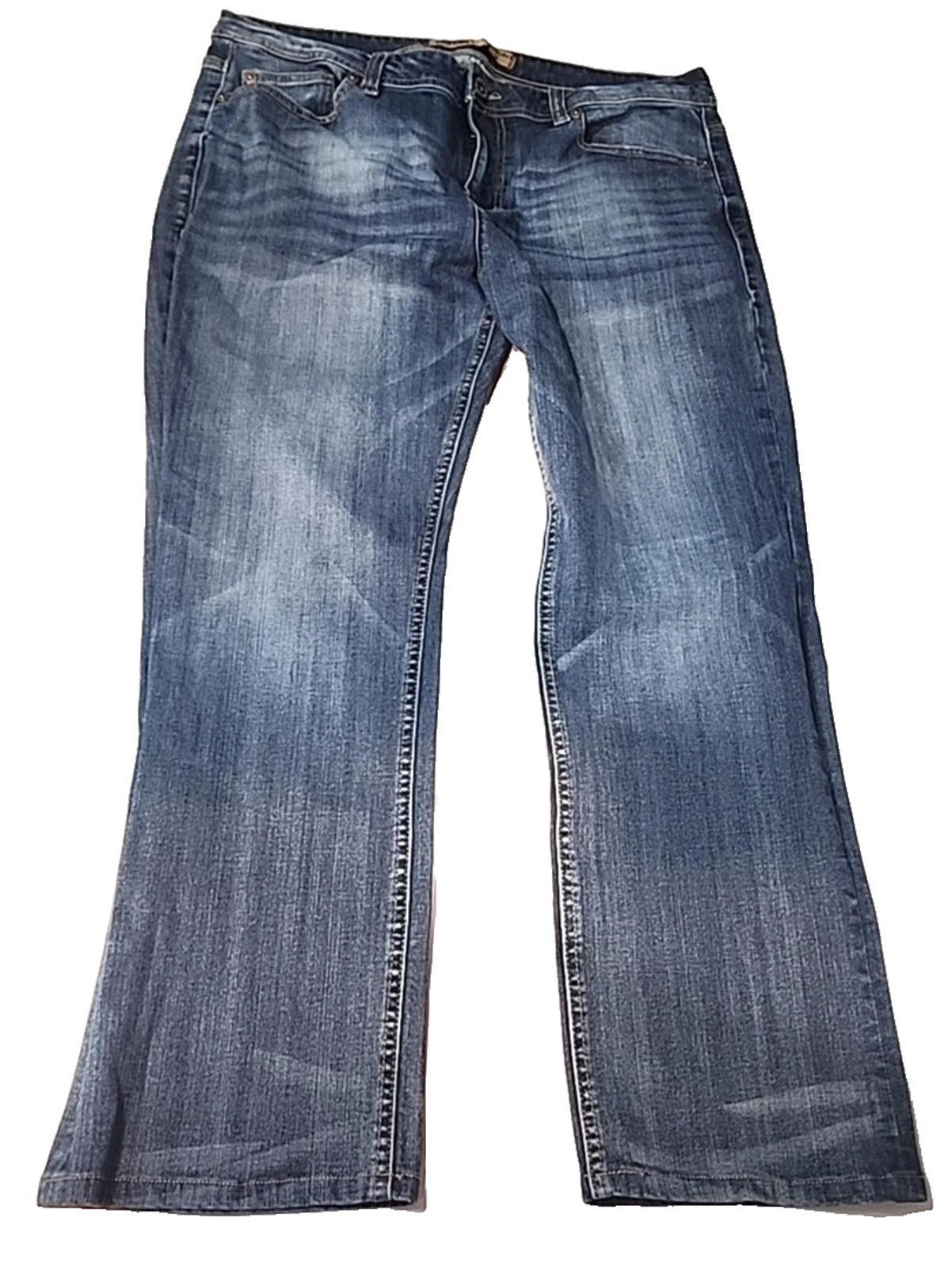 Seven 7 Seven7 Men’s Blue Jeans Straight Denim Actual 36Wx29L S72B Size US 36 / EU 52 - 1 Thumbnail