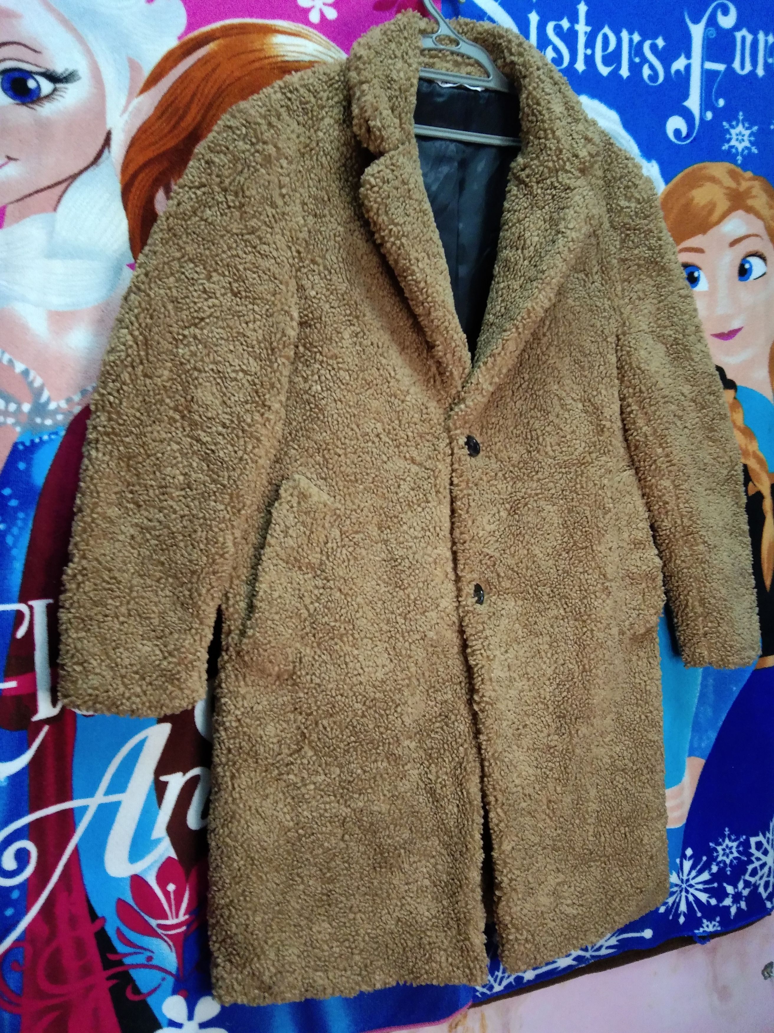 Zara AW ZARA WOMEN'S SHERPA LONG CARDIGAN Size M / US 6-8 / IT 42-44 - 5 Thumbnail