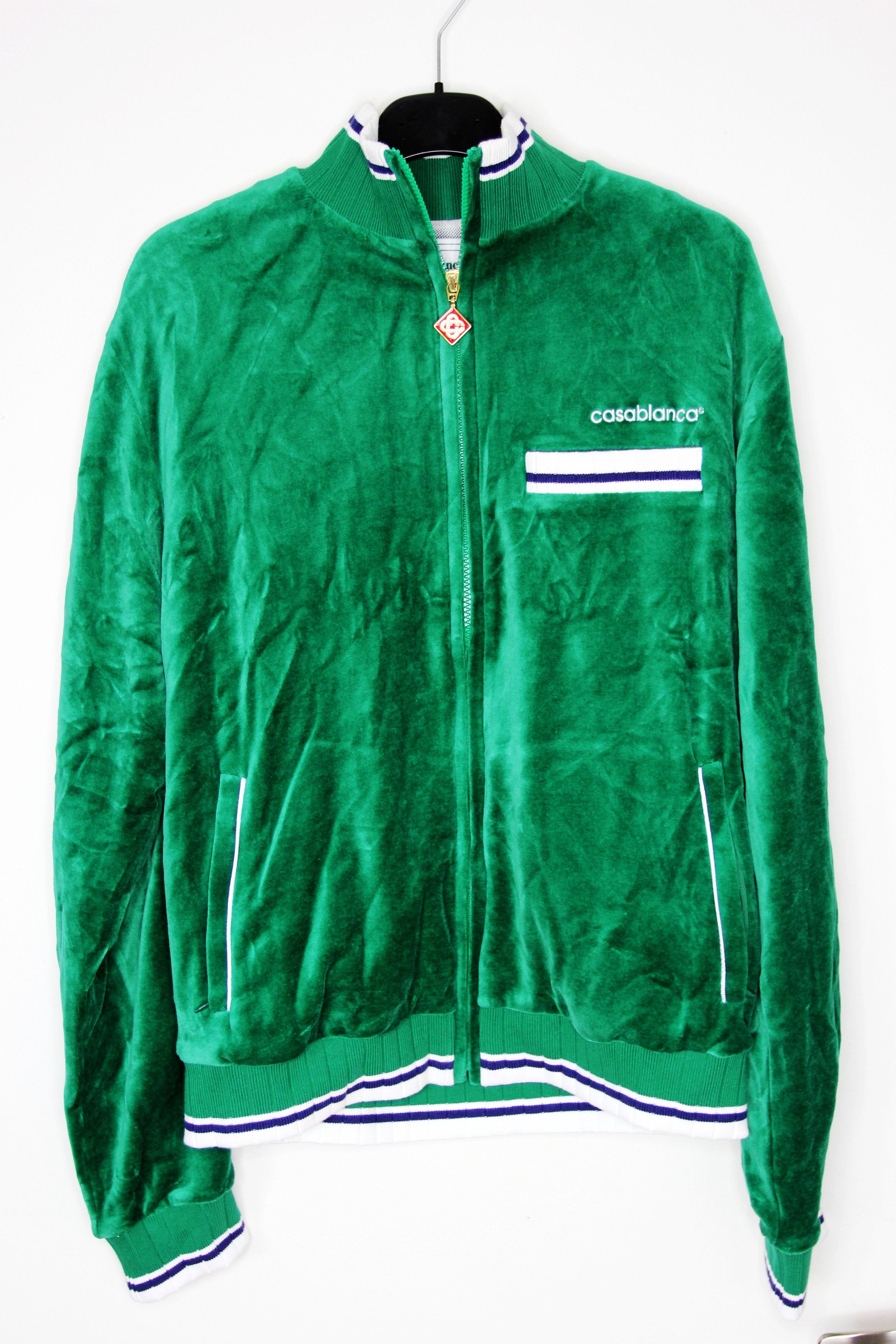 Casablanca BNWT AW24 CASABLANCA VELOUR TRACK JACKET S Size US S / EU 44-46 / 1 - 2 Thumbnail