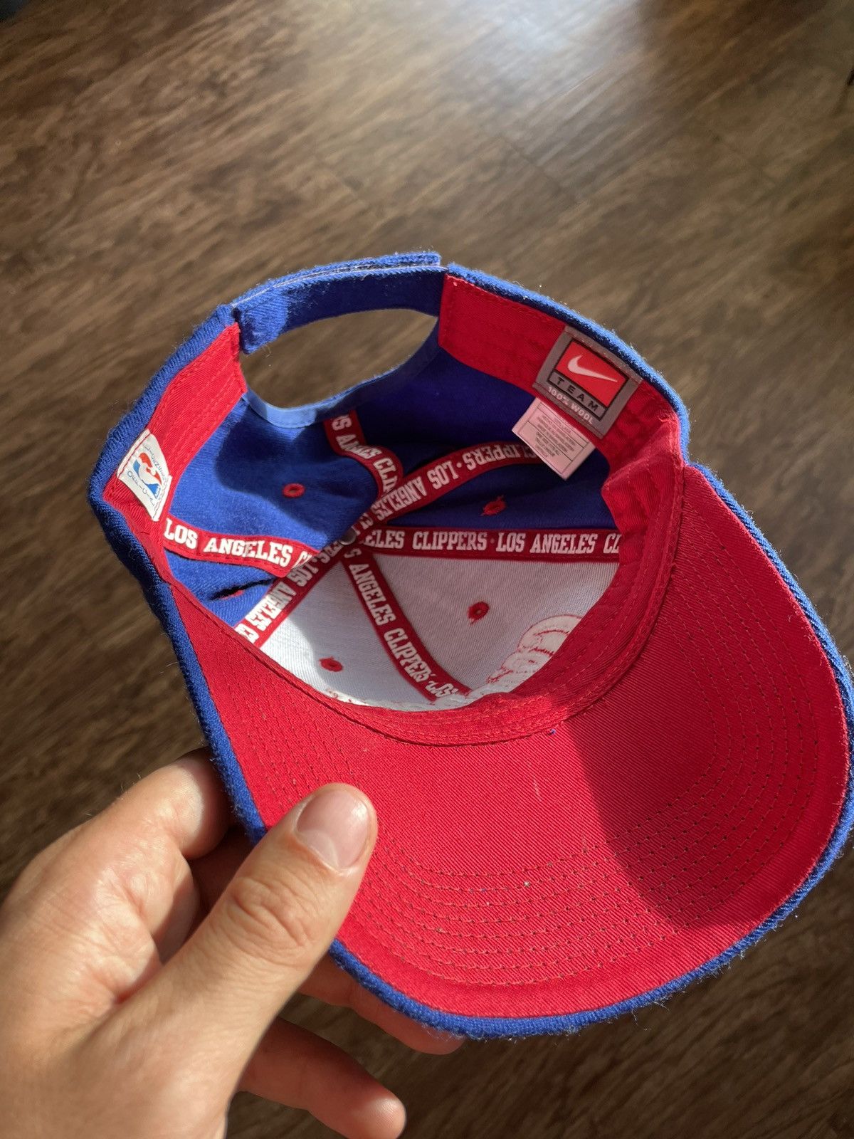 Nike × Vintage Vintage Nike Clippers Velcro Strapback Size ONE SIZE - 4 Thumbnail