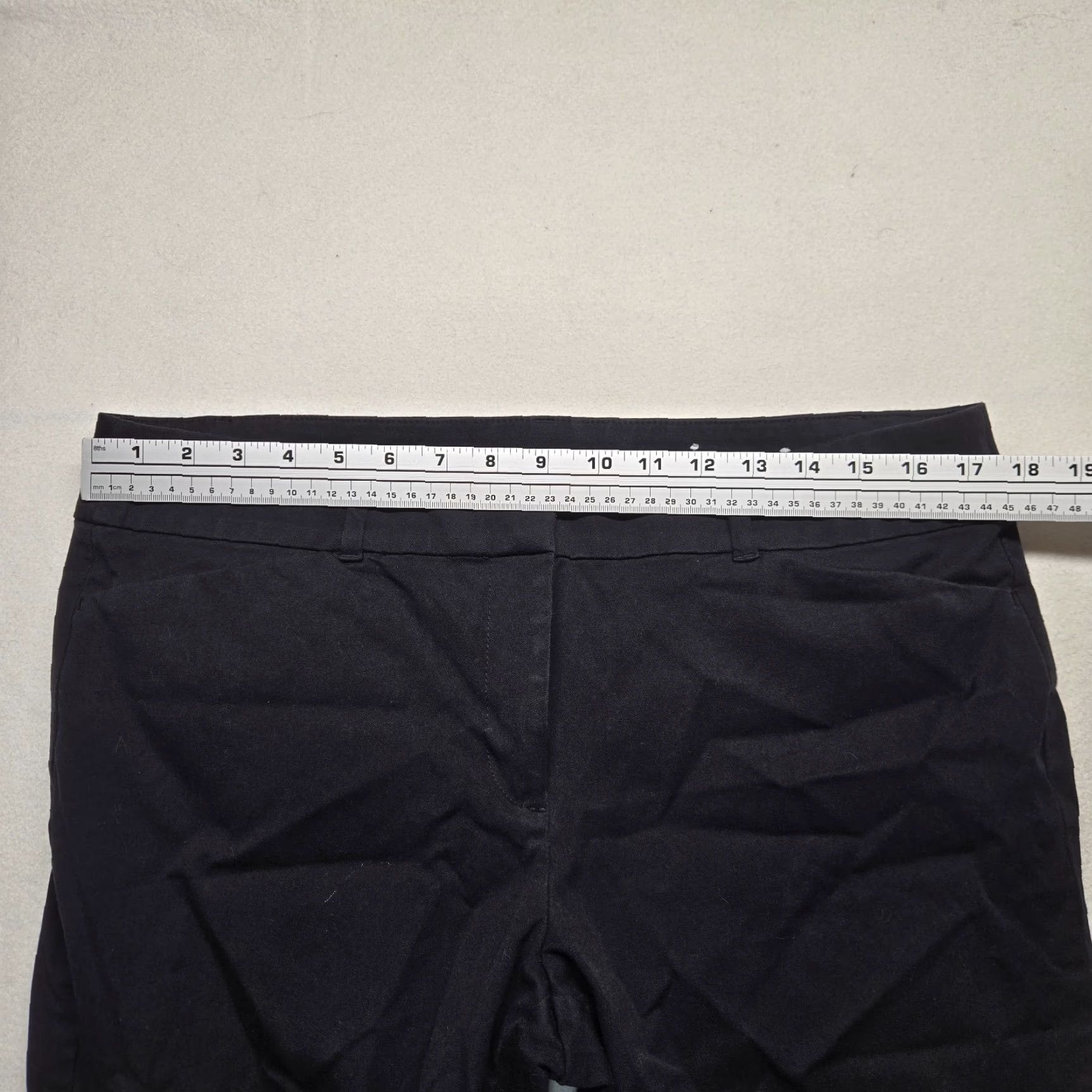 Ann Taylor Ann Taylor Pants Loft Curvy Skinny Ankle Solid Black Adult Women's 14 Size 36" / US 14 / IT 50 - 3 Thumbnail